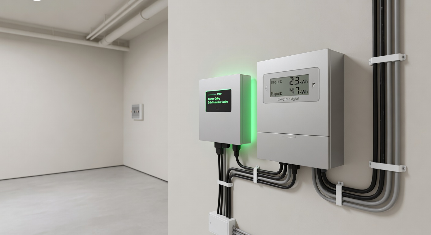 Compteur numerique et panneaux solaires en Belgique avec comparaison des tarifs prosumer par region