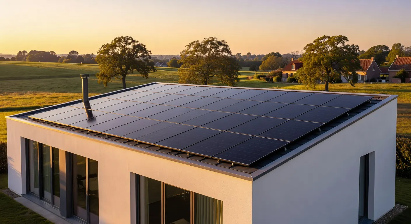 Panneaux solaires installés sur un toit en Belgique en 2026