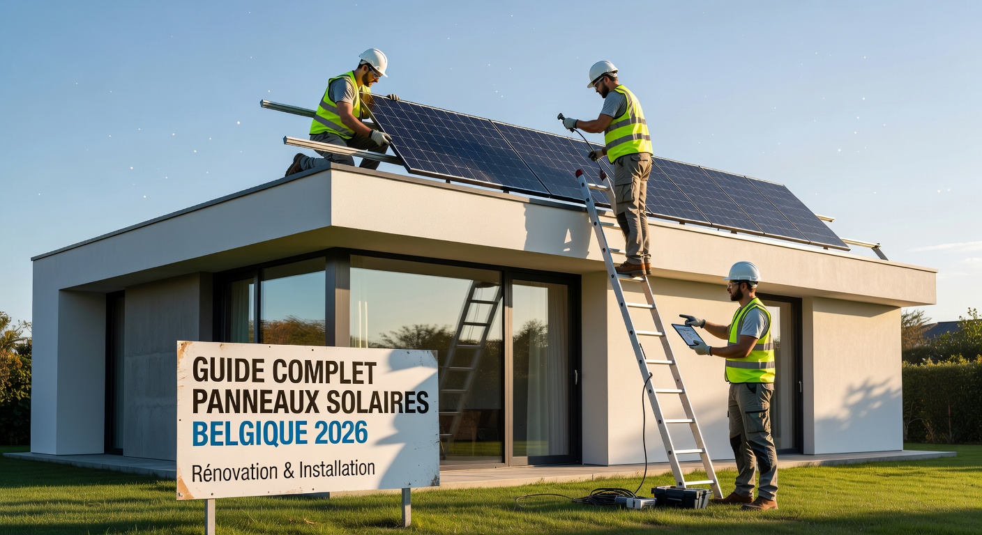 Guide complet panneaux solaires Belgique 2026