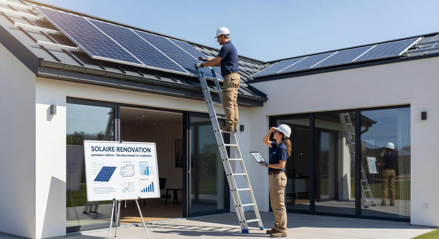 panneaux solaires : fonctionnement et installation